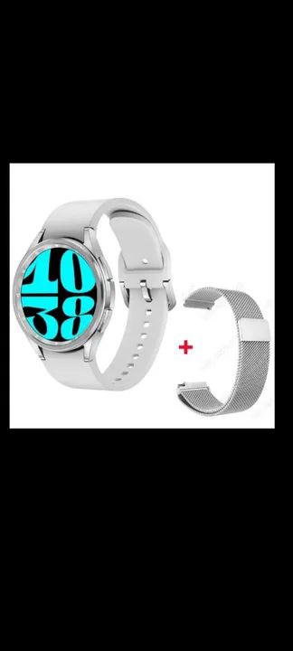 Smartwatch NFC Clássico - Display Amoled - Branco - Foto 2