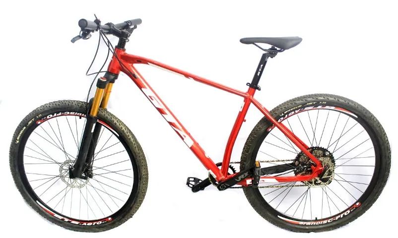 Bicicleta Aro 29 Alumínio Shimano Deore 12v Freios MT200 Suspensão a Ar e Retorno 21451 - Foto 6