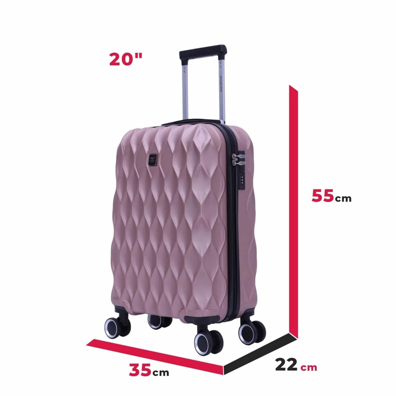 Mala Bordo 10kg Santino com Garantia  - Foto 5