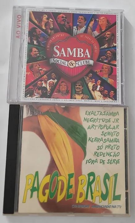 Samba & Pagode Volumes 1 e 3 - 8 CDs - Foto 2