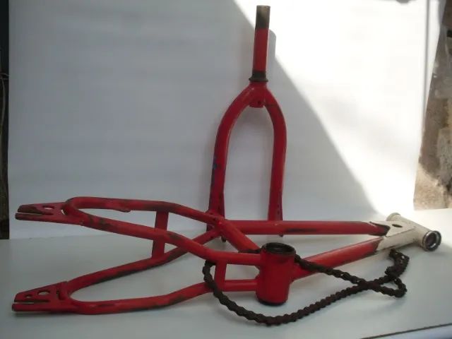 Quadro, garfo e corrente da Caloi BMX (Bolinha) - Foto 5