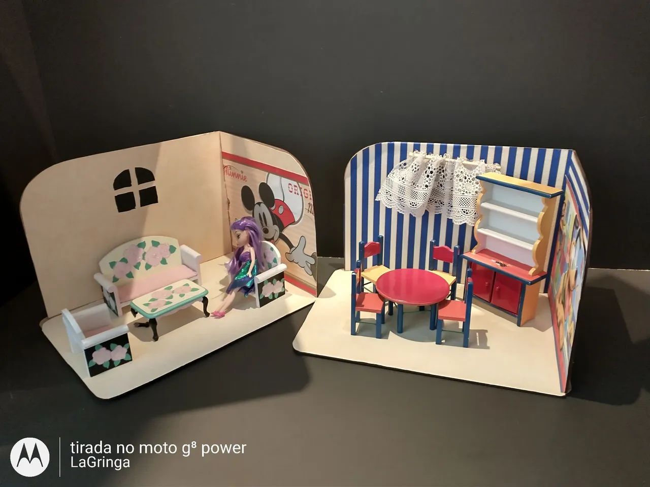 Mini móveis para casinha de boneca - Foto 2