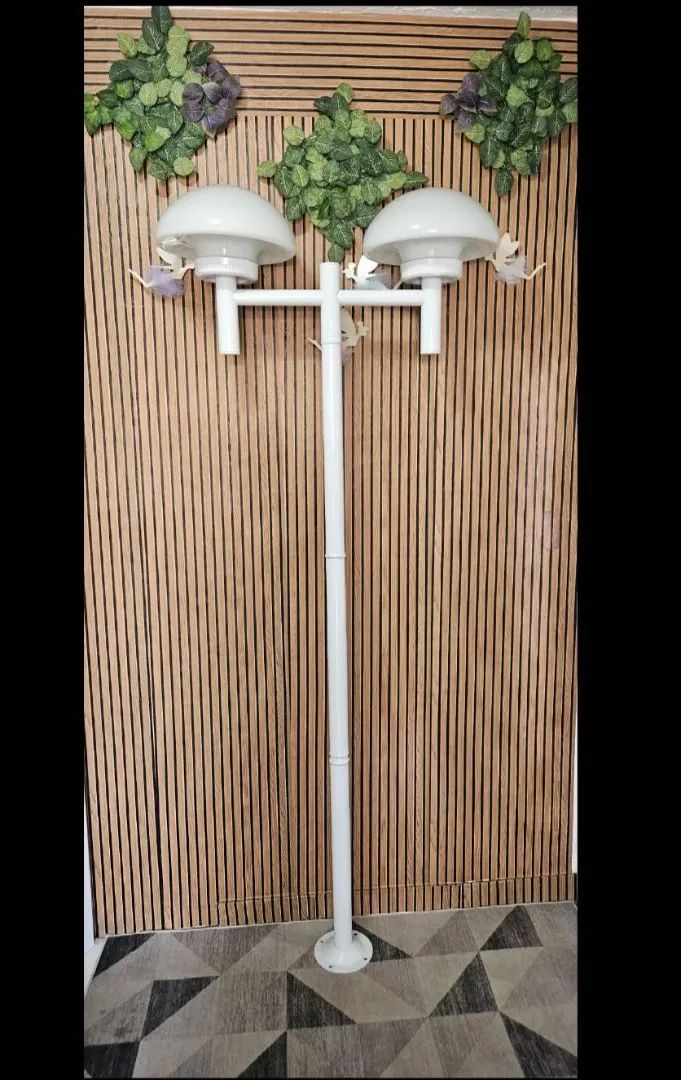 Luminária estilo vintage com 2 cúpulas - Foto 3