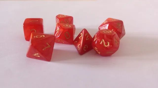 Dados de RPG kit 7 Dados D&D - Foto 3