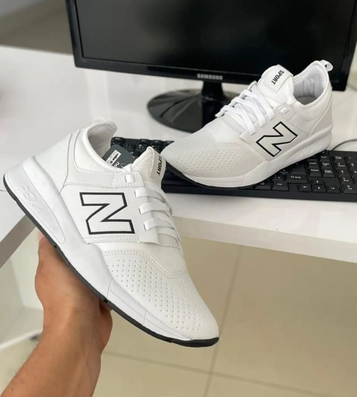TÃªnis Nb 247 Sport Tênis New Balance 247 Sport Branco Novo