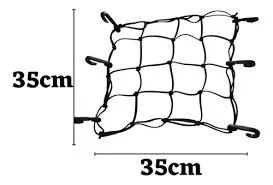 (PROMOÇÃO PIX) Rede elastica para moto GB56026 MBcar 35x35cm - Foto 5
