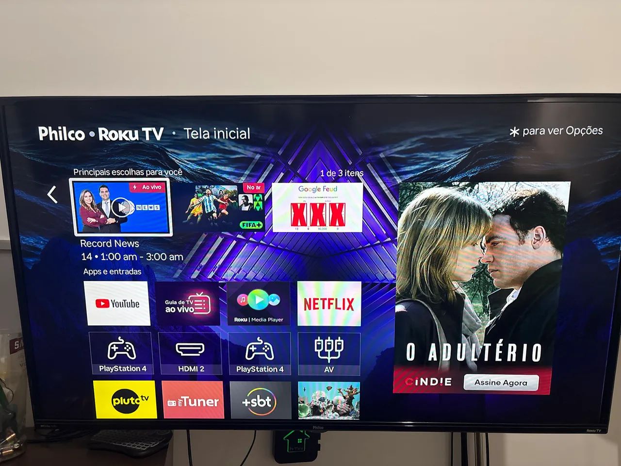 Smart Tv Philco  43 polegadas  pouco tempo de uso64522265604737120