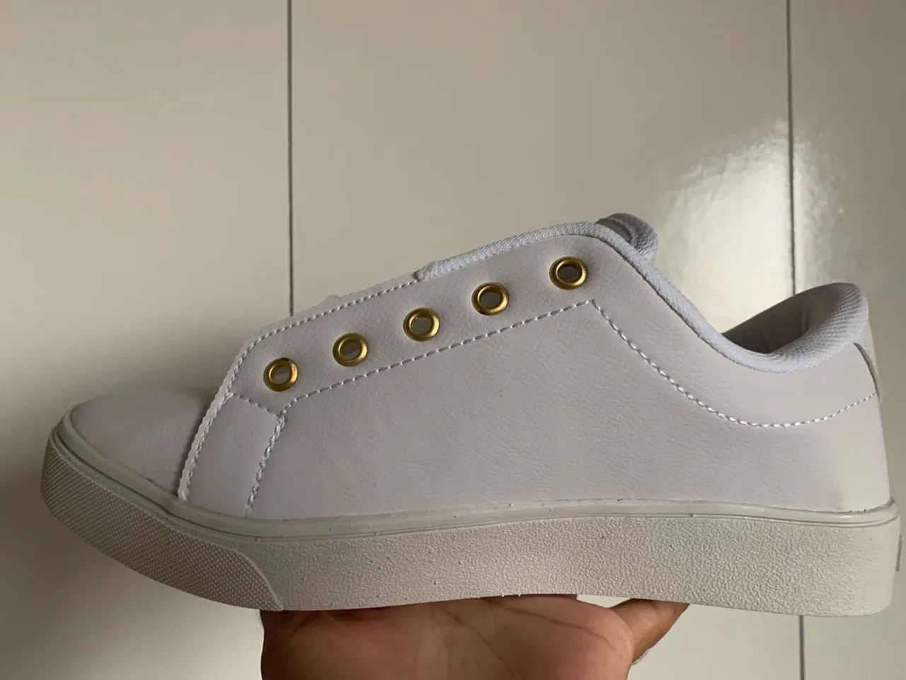 Tênis Feminino Casual Branco N 36 - Foto 2