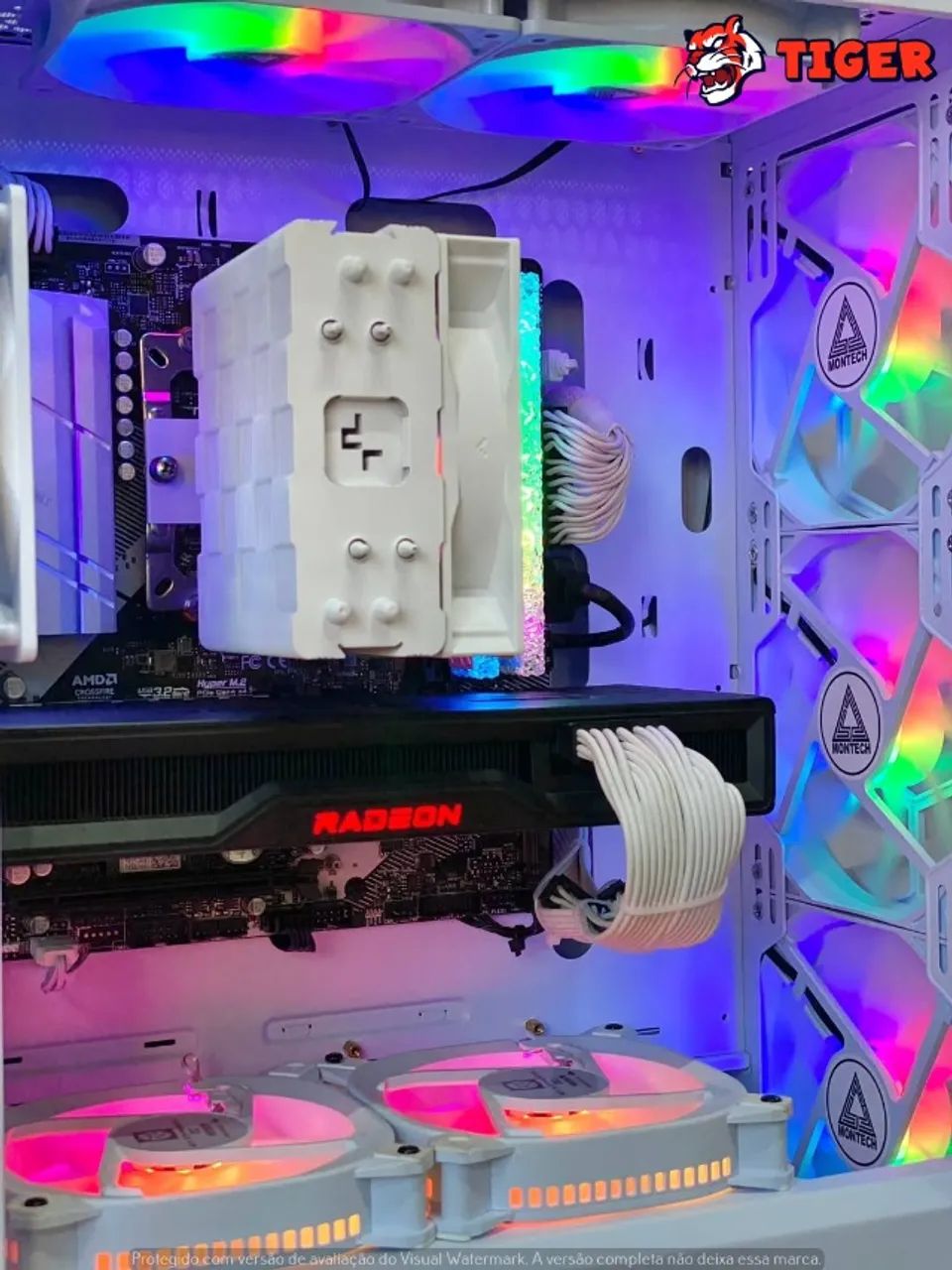 PC GAMER NOVO RYZEN 5 5600/ B550 ASROCK WIFI/ RX 6750XT 12GB - Foto 2