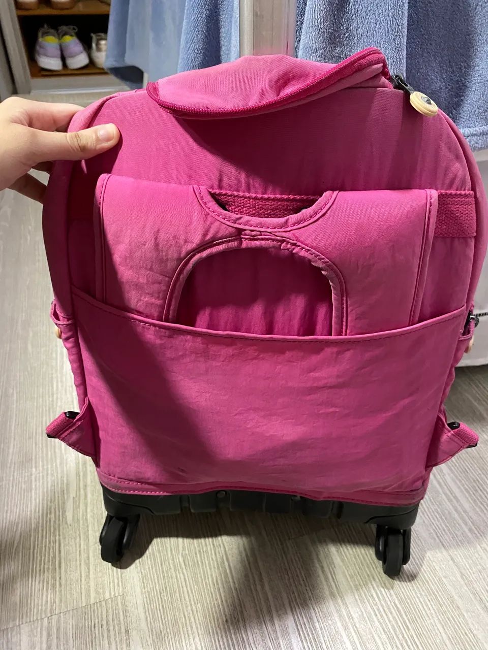 Bolsa Kipling Rosa Original 64319605871490121