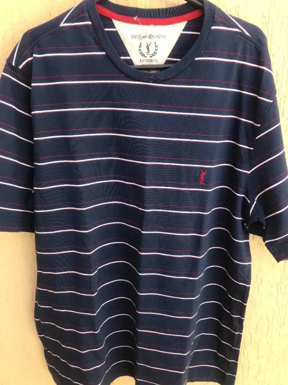 Camiseta Marinho de Listinha - Foto 2