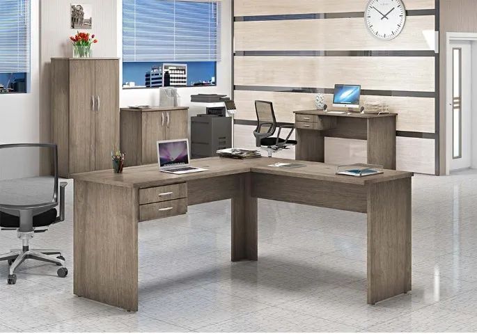 Mesas de Escritório e Móveis de Escritório LT - Entrega Rápida e Preços Imbatíveis!  - Foto 2