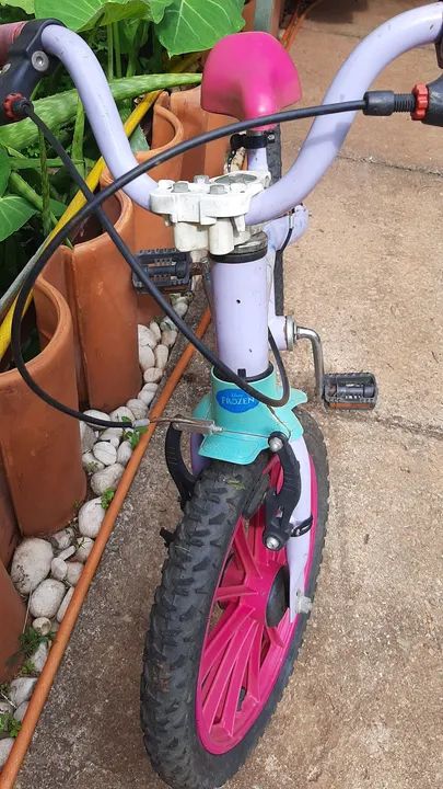 Bicicleta Frozen Infantil - Foto 2