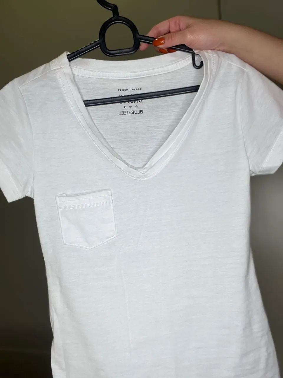 Camiseta branca básica - pp renner bluesteel - Foto 5