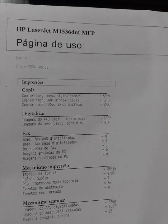 Impressora Multifuncional HP LaserJet 1536 dnf MFP - Foto 4