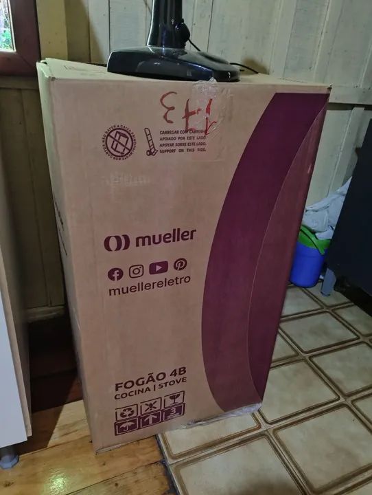 Fogão 4 Bocas Mueller - Novo na caixa com nota