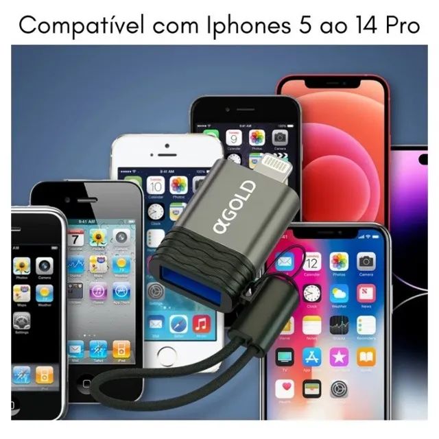 Adaptador iPhone Lightning Para Usb - Foto 3