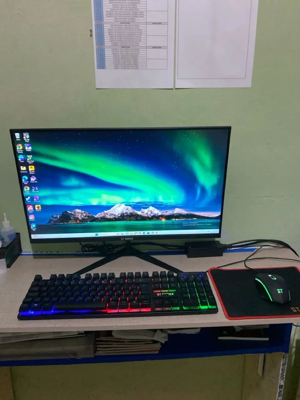 PC Gamer GT Completo com RGB e Gabinete Vidro Temperado - Foto 2