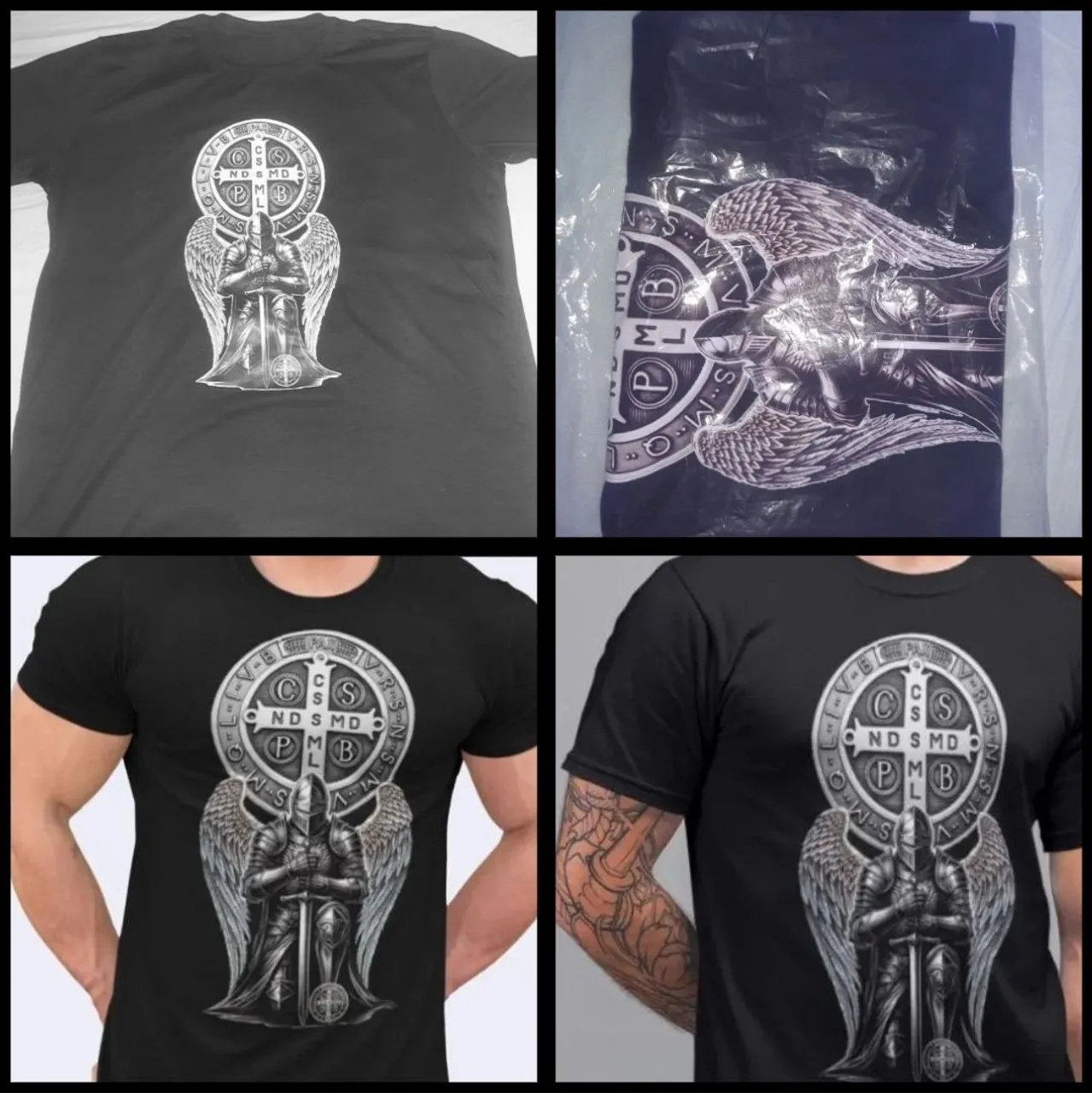 Camisa preta tam M nova São Bento