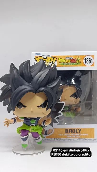 Funko Pop Broly Dragon Ball Super - Novo