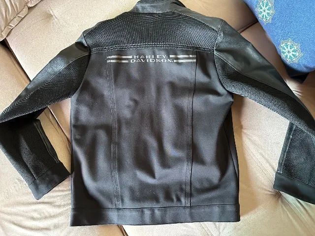 Jaqueta Original Harley Davidson De Cordura Reflexiva Preta - Foto 2