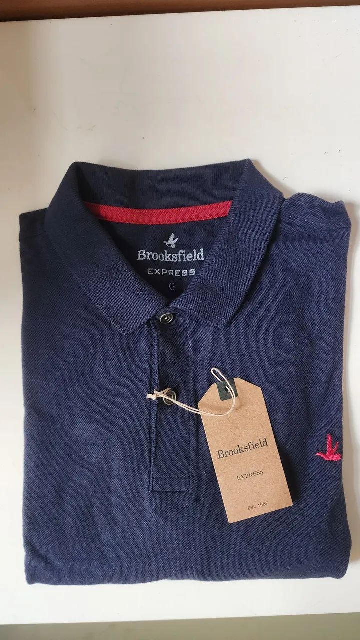 Polo Brooksfield Original  NOVA Masc. TAM.: G