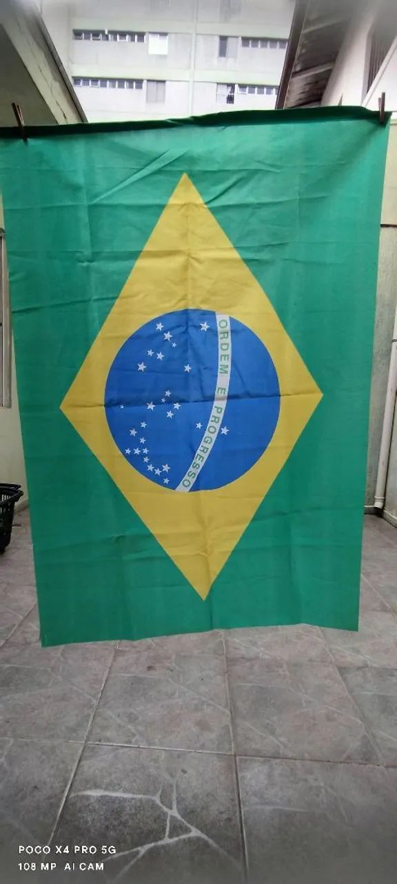 Kit 3 Bandeiras: USA-BRASIL-UK - Foto 2