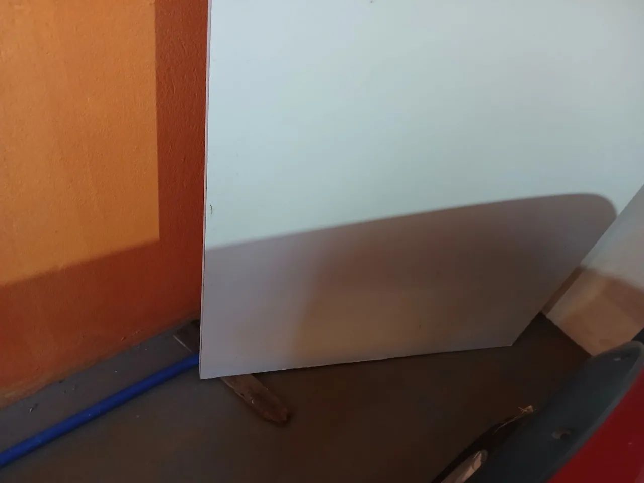 Porta branca de madeira usada - Foto 2