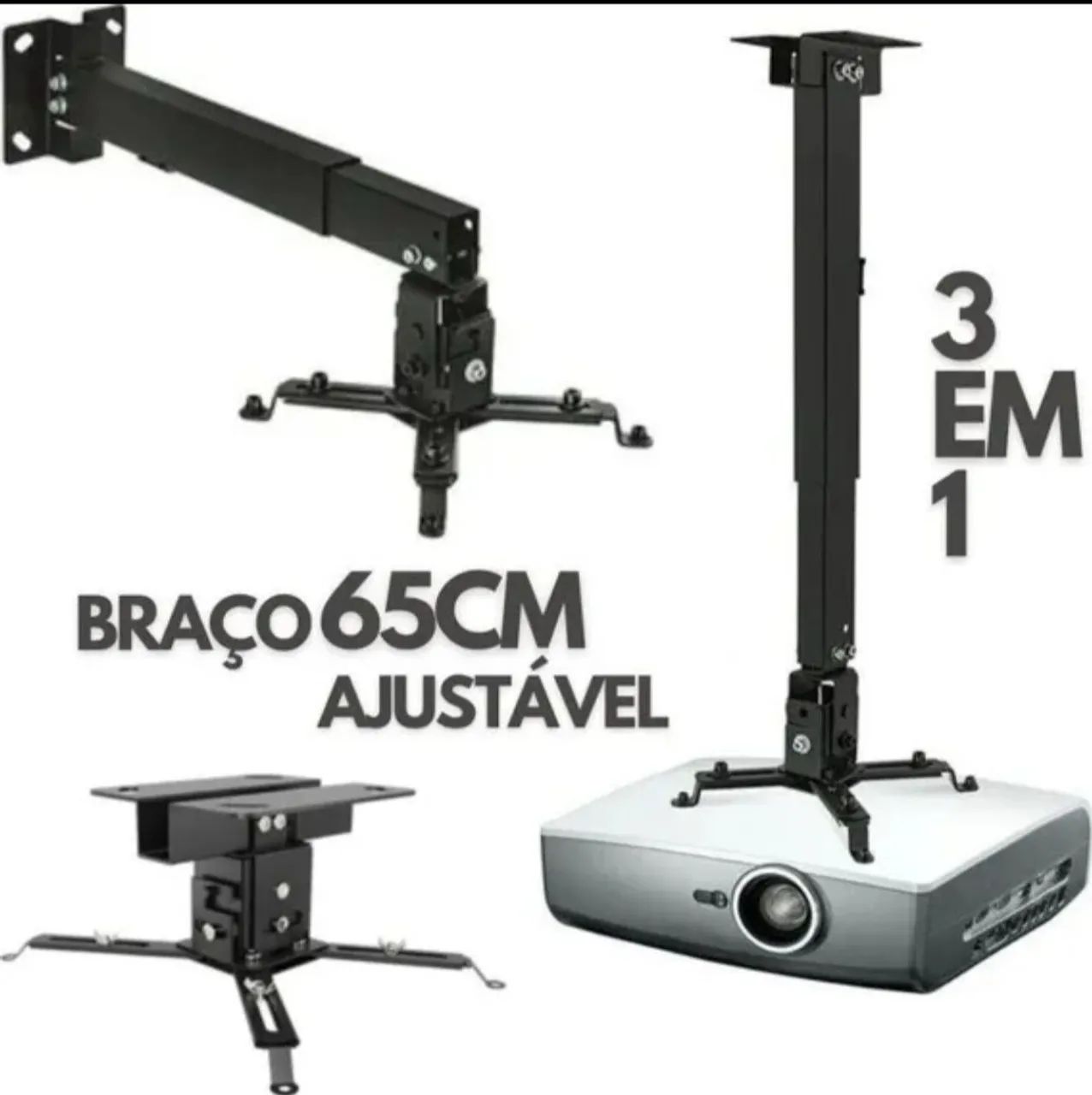 Suporte Universal para Projetor - Qualidade e Praticidade - Foto 4