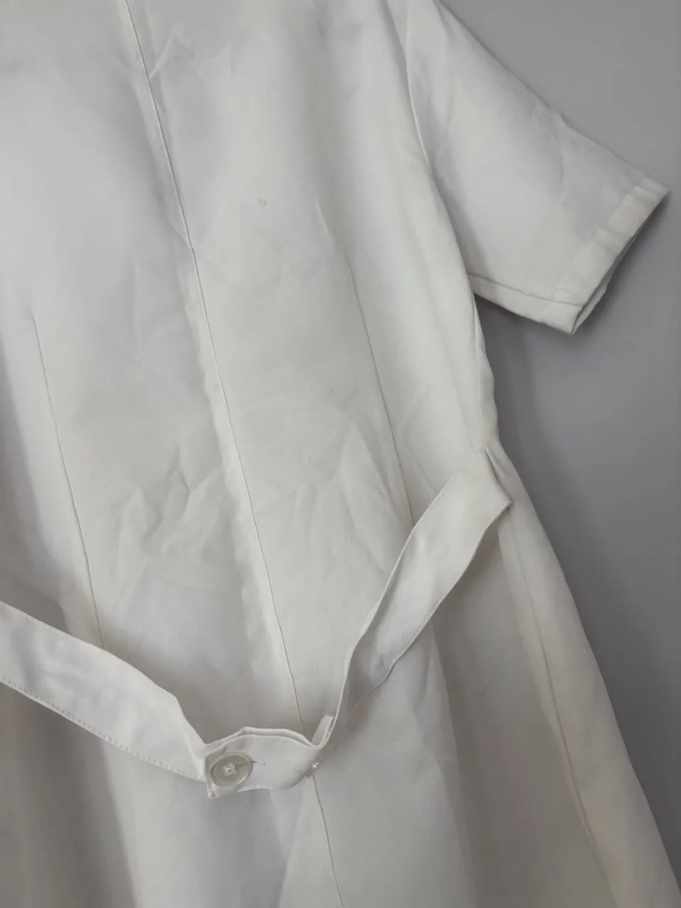 Jaleco branco manga curta, tamanho G - Foto 5