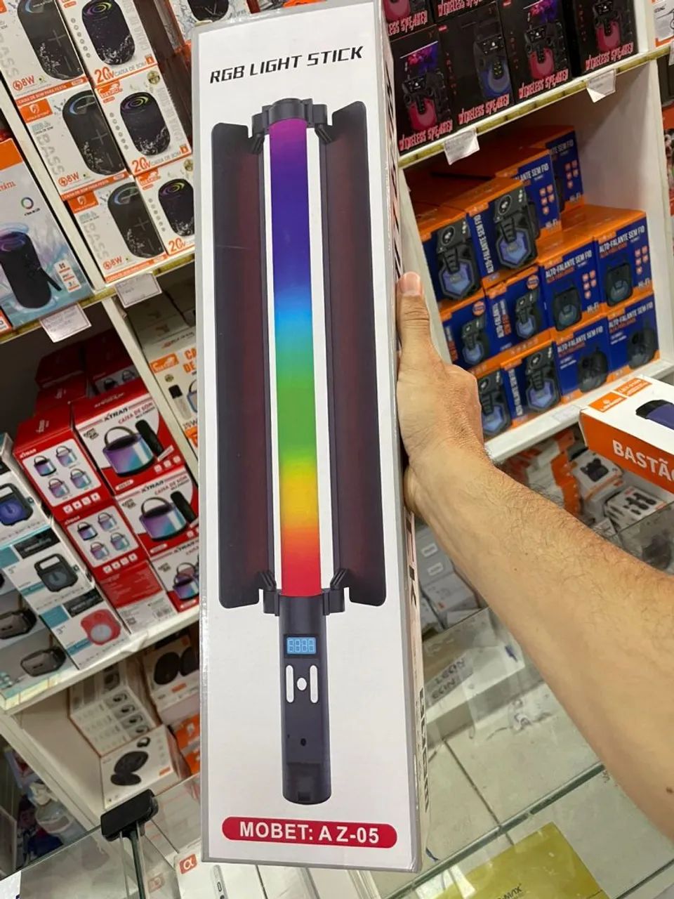 Bastão de led ou de Luz RGB para Fotos e Vídeos