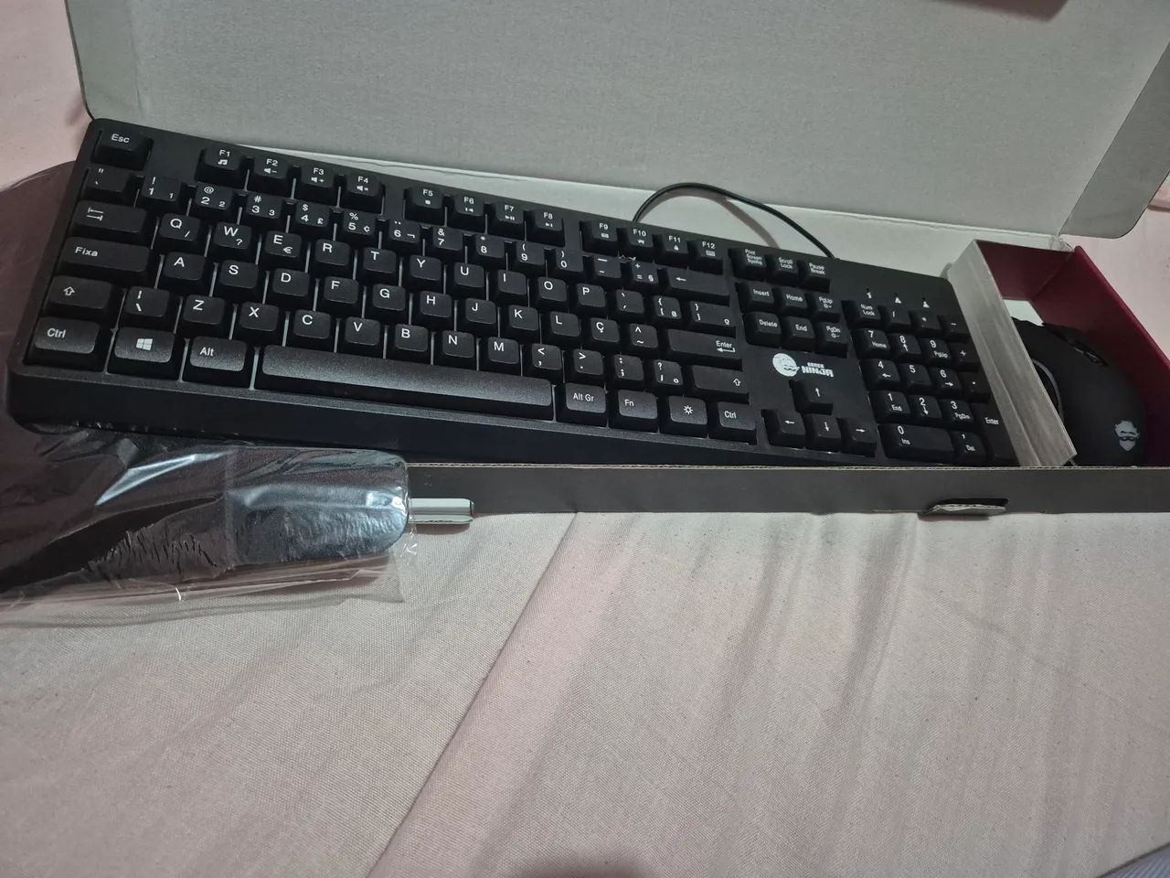 Kit Teclado e Mouse Gamer Ninja