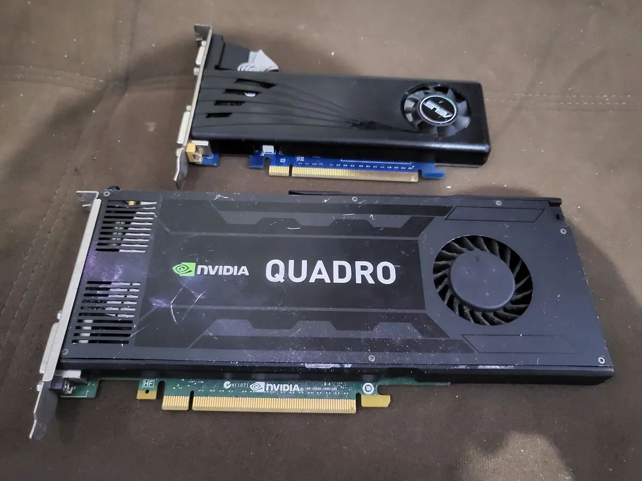 Placa de vídeo Nvideo e Asus