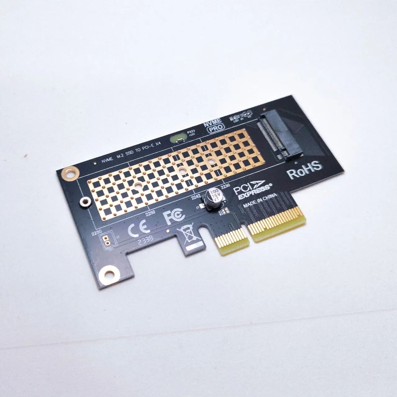 Placa Adaptadora M.2 NVMe para PCI-E 4.0/3.0 - Foto 2