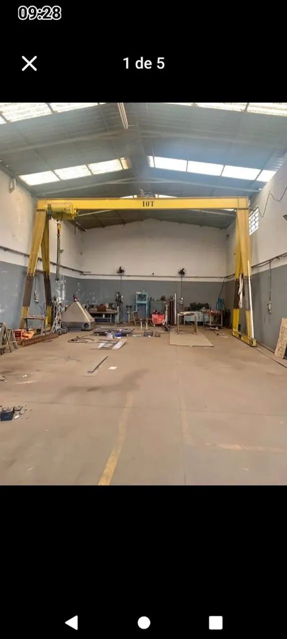 PORTICO ROLANTE 10T/ 10  VÃO / 6 ALT/ 