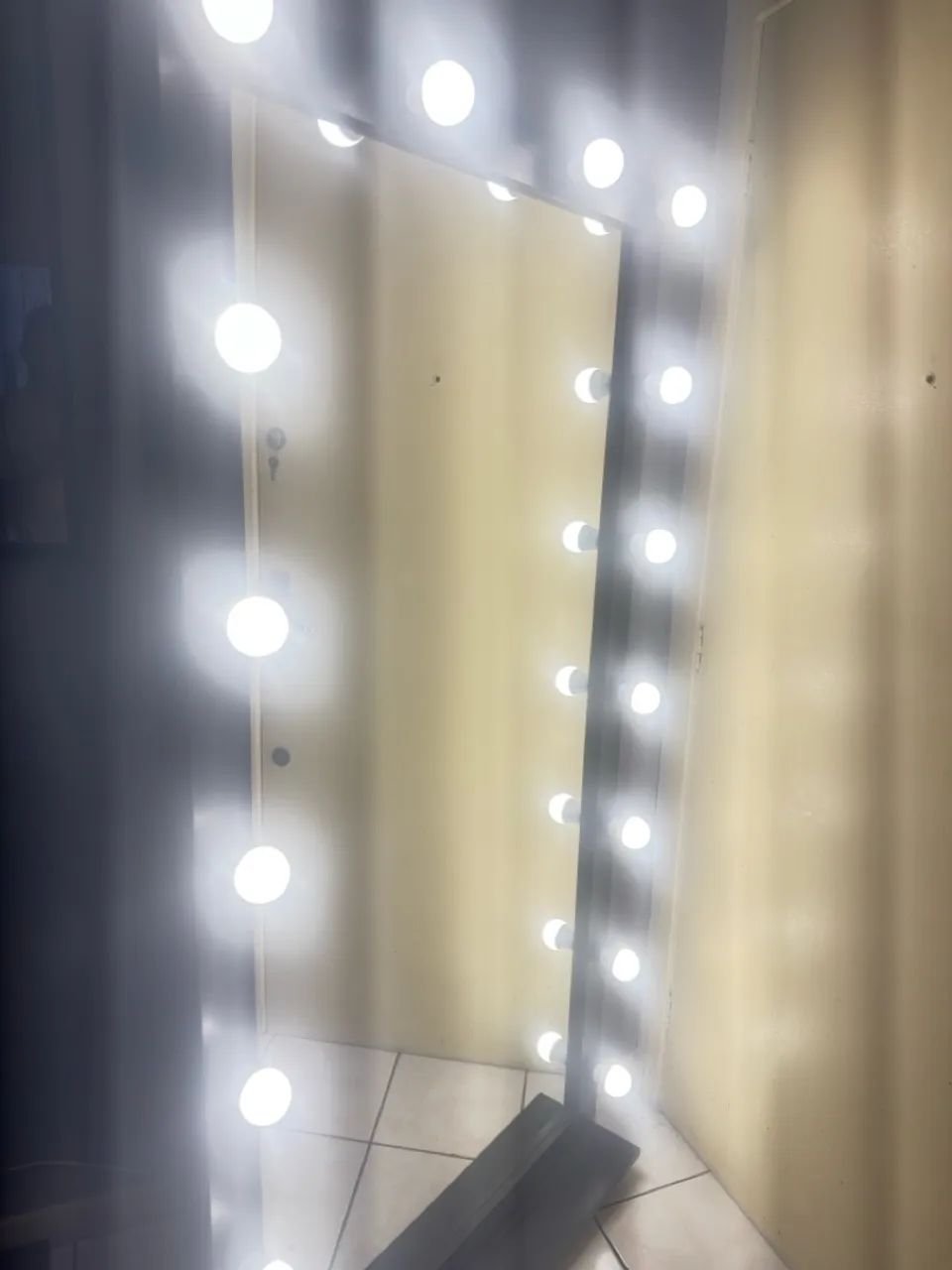 Espelho camarim com iluminação LED