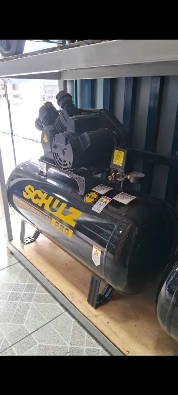 COMPRESSOR 110LITROS MON 127V/220V 140PSI 10PES SCHULZ - Foto 2