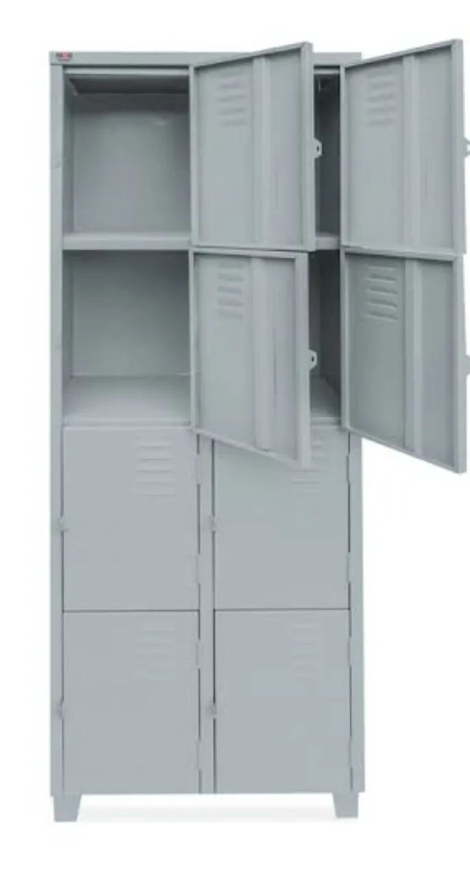 Roupeiro de Aço SEM PORTAS ESCRITORIO - 1,96x0,63x0,36m - Corpo CH # 26 -
