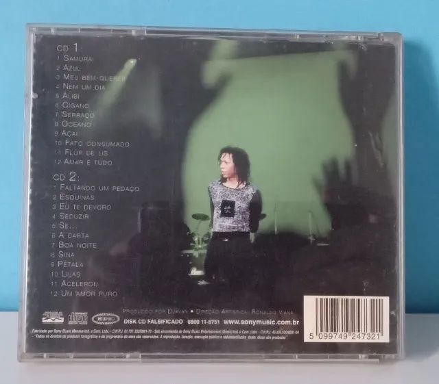 CD Duplo Djavan - Volume 1 e 2 - Foto 2