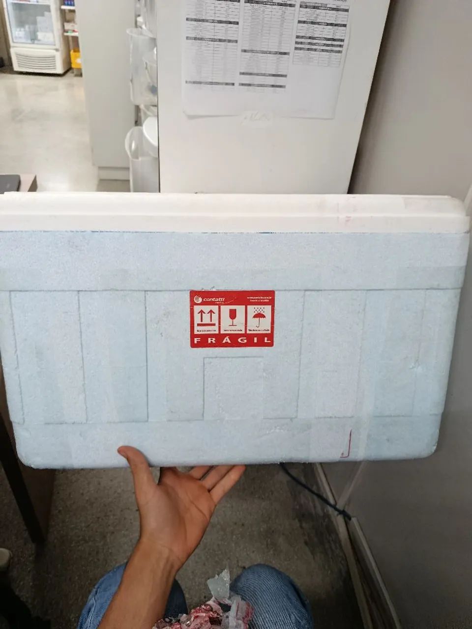 Caixa de Isopor para armazenar muita coisa 