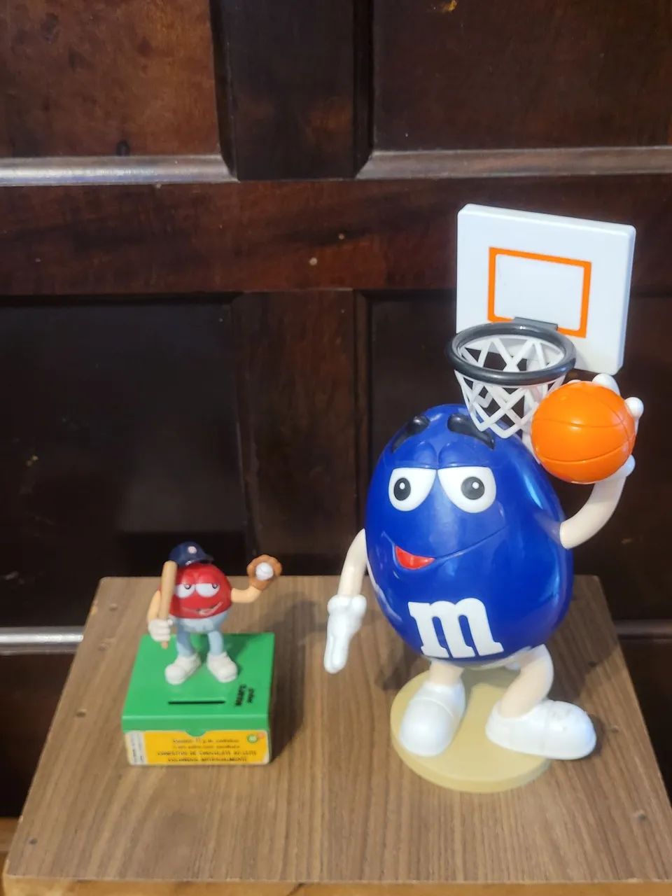 Selling M&M's Basketball-Themed Collectible Figure Dispenser Kit and Piggy Bank