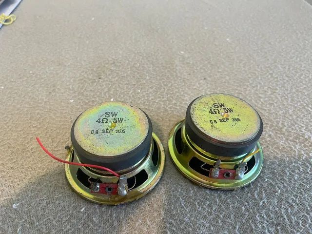 Par de mini alto-falantes 3" - SW 4ohms 5w  - Foto 2