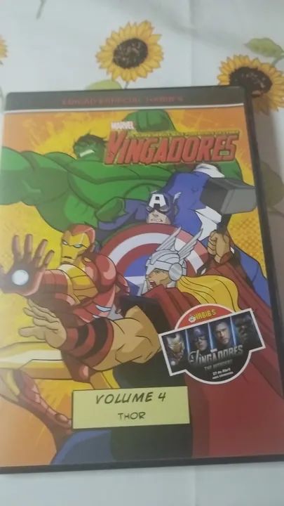 Dvd edição especial Habib's Vingadores volume 4.