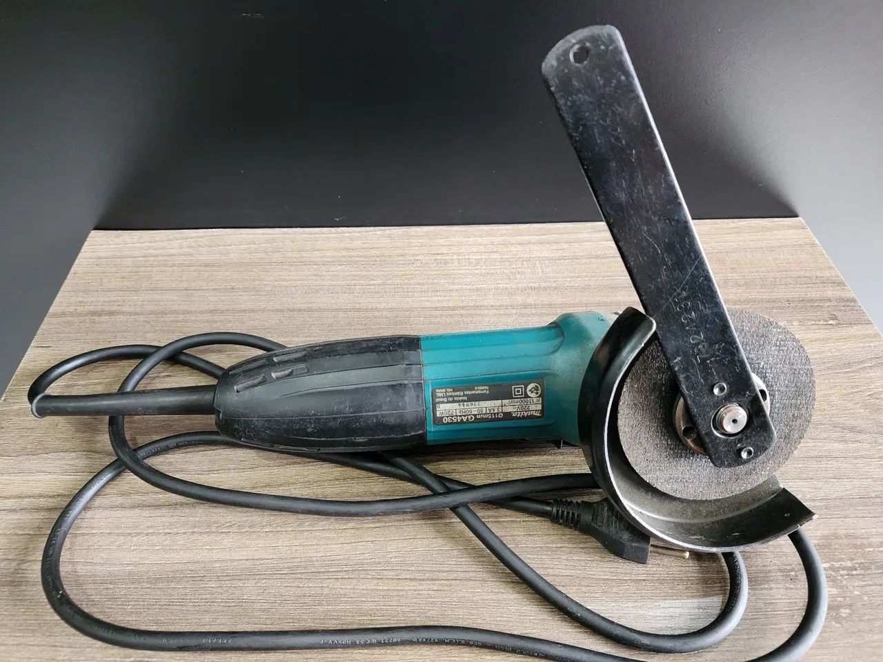Esmiralhadeira Angular Makita GA 4530 - Foto 4