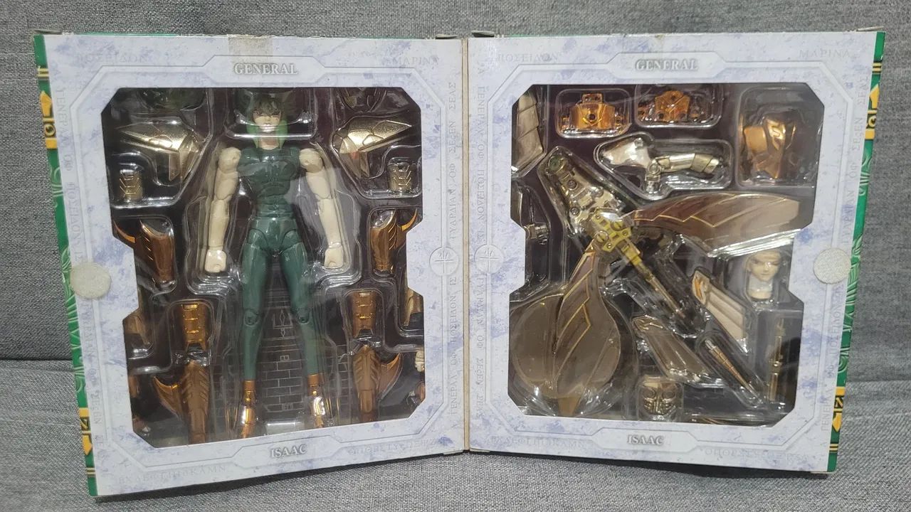 Boneco Isaac de Kraken cloth myth 1.0 Bandai cavaleiros do zodíaco