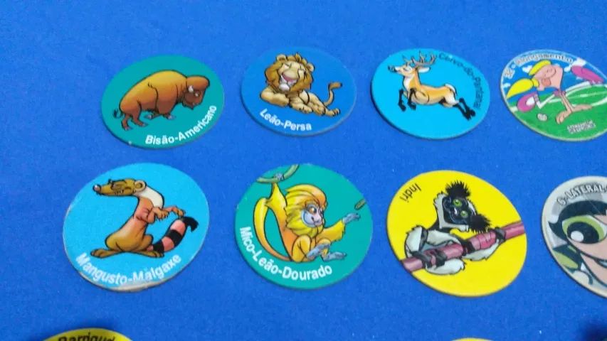 Lote de tazos antigos Ping pong e outros - Foto 2