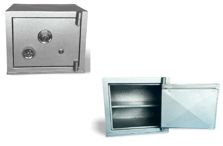 Cofre de 30cm em concreto reforçado : Segurança inabalável