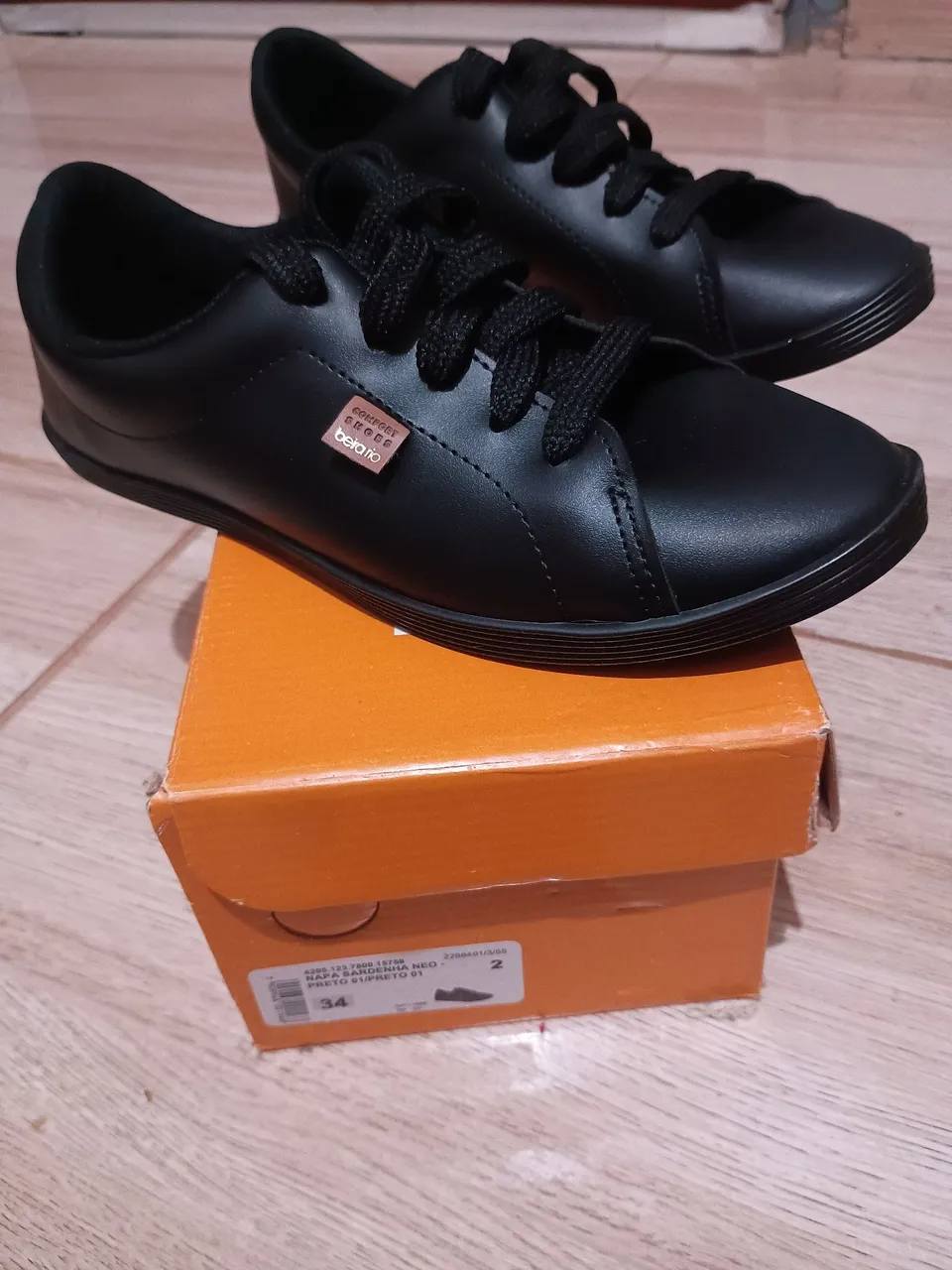 Tênis Feminino Beira Rio Preto - Conforto e Estilo