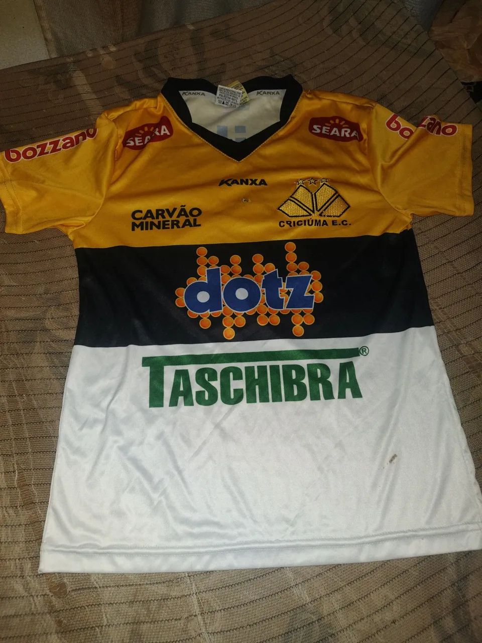 Camisa de Futebol infantil, tamanho P, do Criciúma Esporte Clube  - Foto 2