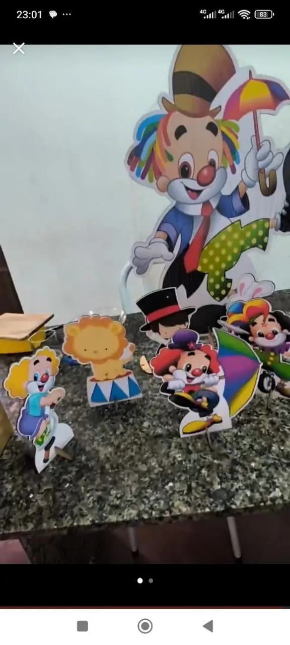 Decoração de Festa Infantil - Palhaços